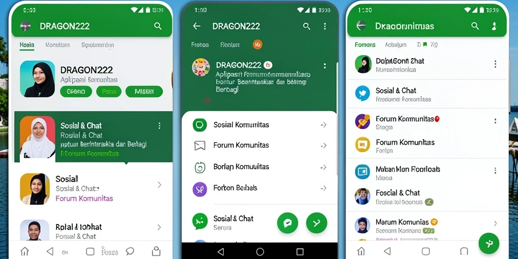 Antarmuka pengguna DRAGON222 yang menarik dan interaktif.