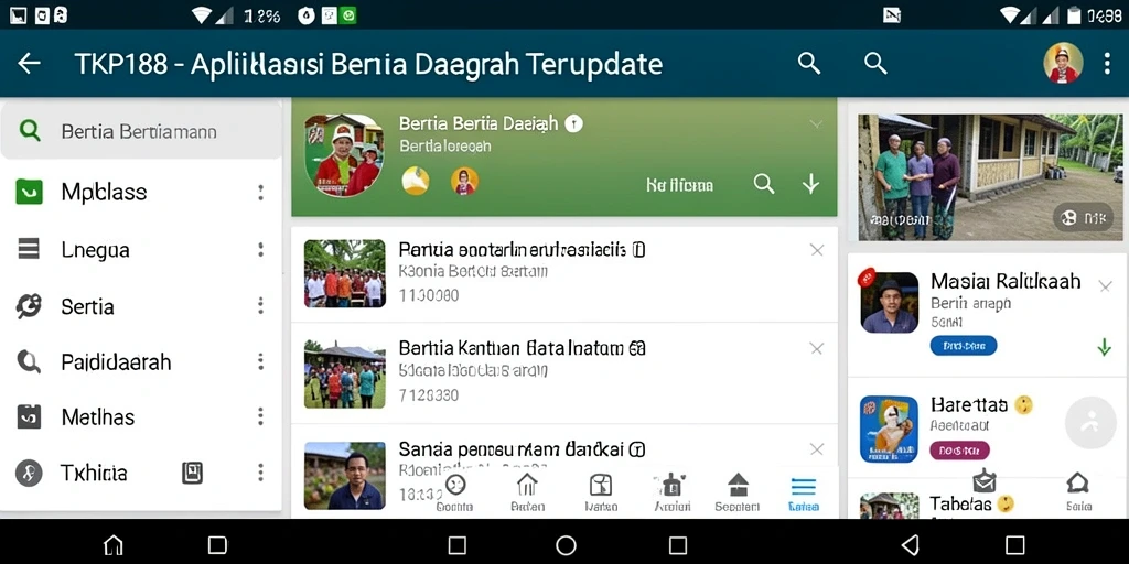 Tampilan antarmuka aplikasi TKP188 yang informatif dan mudah digunakan.