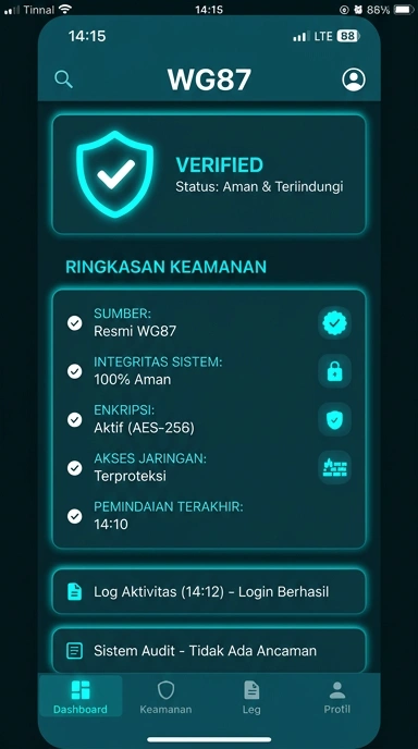 Tampilan kanal resmi wg87